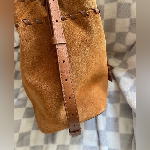 Tecovas Suede Bolo Bucket Bag - new - Picture 8 of 9